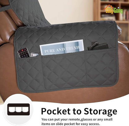 Easy-Going Oversized Recliner Cover Reversible Couch Cover Sofa Cover - Image 3