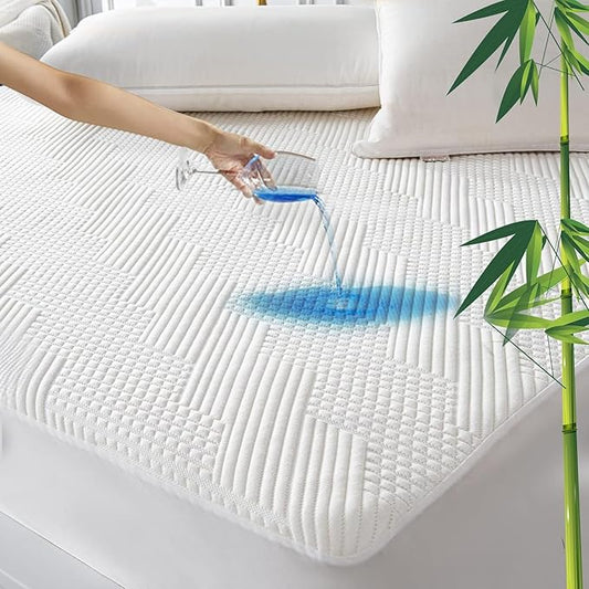 GRT Waterproof California King Mattress Protector Rayon Bamboo by GRT