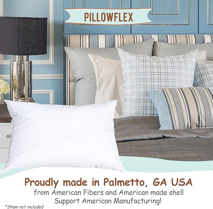 Pillowflex Synthetic Down Pillow Insert - Image 4