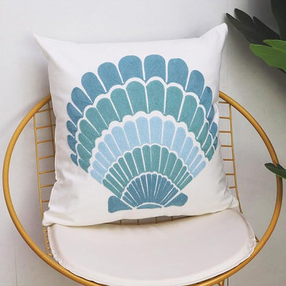 1 PCS Embroidered Throw Pillow Cover Cotton Decorative Square Cushion Cases - Image 6