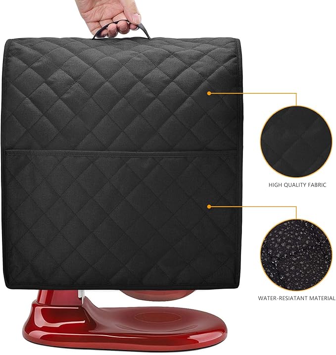 Stand Mixer Dust Cover with 3 Pockets Compatible with KitchenAid Tilt Head - Image 2