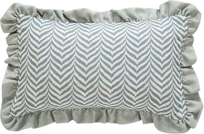 ISAENNE Design Linen Throw Pillow Covers 12"x20", Rectangle Minimalist Cushion by Isaennehomedecoration