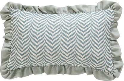 ISAENNE Design Linen Throw Pillow Covers 12"x20", Rectangle Minimalist Cushion by Isaennehomedecoration