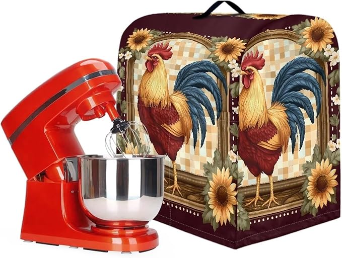 Rooster Sunflower Mixer Covers Washable Stand Mixer Dust Covers Fit Kitchen Aid - Image 3