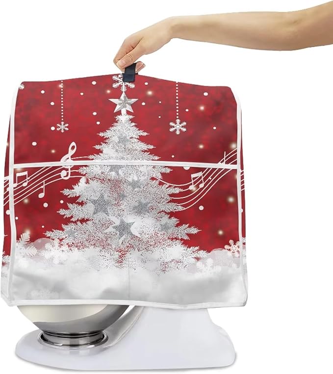 Christmas Mixer Cover for Kitchen Aid 4.5-5 Quart Stand Mixers, Xmas Tree - Image 6