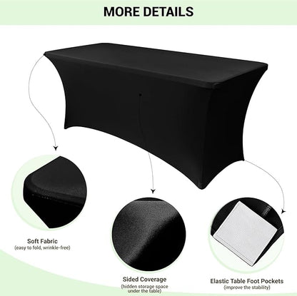 Obstal 10 Pack Stretch Spandex Table Covers - Image 4