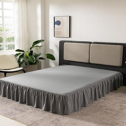 TSUTOMI Bed Skirt King Size Ruffled Bed Skirt - Image 5