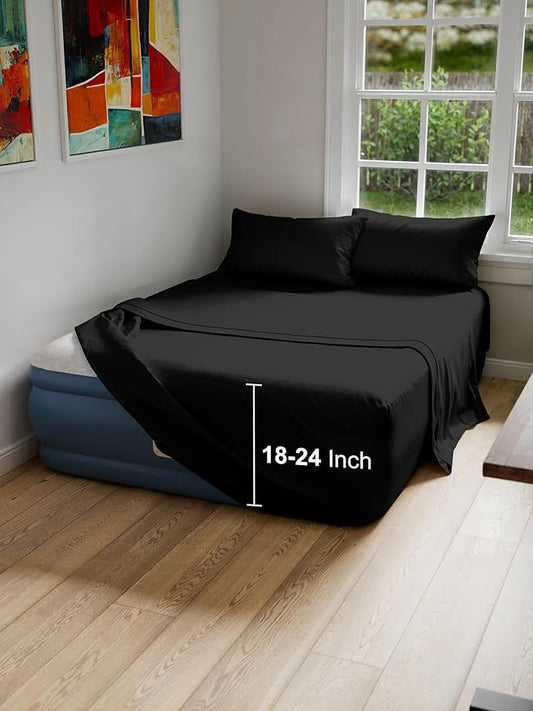 Air Mattress Sheet Set for Queen Size by CGKUnlimited