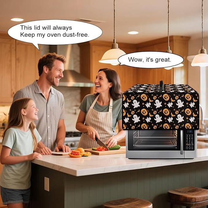 Halloween Toaster Oven Dust Cover Protective Microwave Oven Cover - Image 4