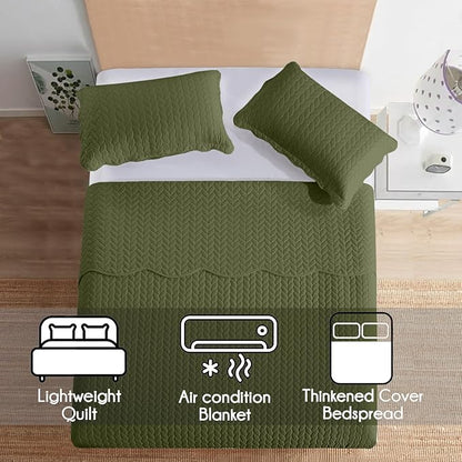 IR Imperial Rooms 8 Pack Quilt King Size Bedding - Image 7