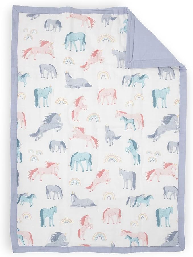 Little Unicorn Toddler Bedding 3-Piece Set | Super Soft & Breathable Muslin - Image 5