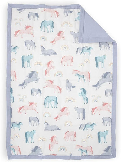 Little Unicorn Toddler Bedding 3-Piece Set | Super Soft & Breathable Muslin - Image 5