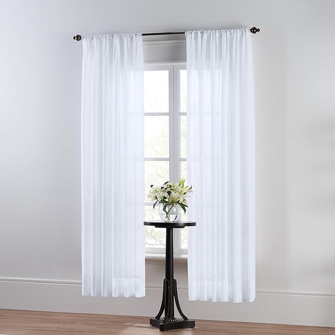 SmartSheer Thermoregulating Semi-Sheer Curtains – Energy-Saving Privacy Panels by SmartSheer