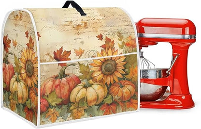 Pumpkin Mixer Cover for Kitchen Aid 4.5-5 Qt Mixer, Maple Leaf Small Appliance - Image 4