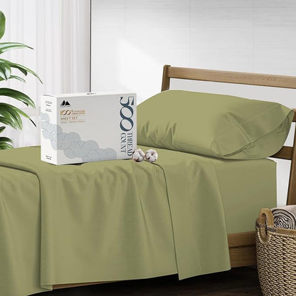 Mayfair Linen 500 Thread Count Twin Cotton Sheets by MayfairLinen