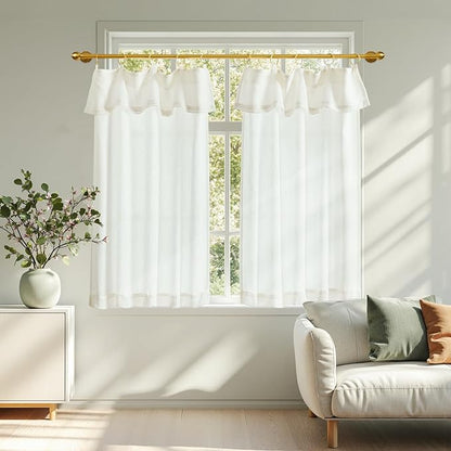 jinchan Linen Tier Curtains - Image 5
