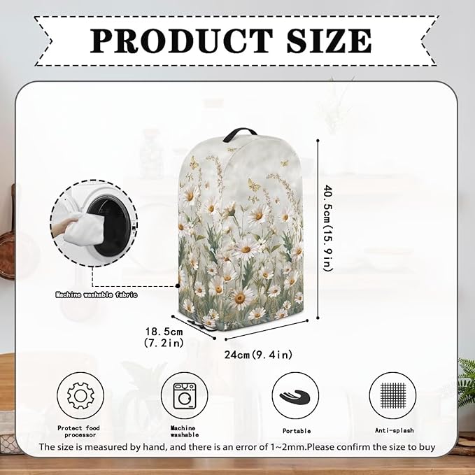 Daisy Butterfly Mixer Hood Cover Dust Covers - Image 5