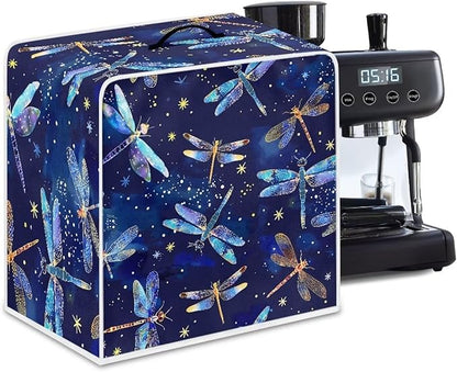 Mumeson Dragonfly Pattern Coffee Maker Cover Fingerprint Protection Cover - Image 5