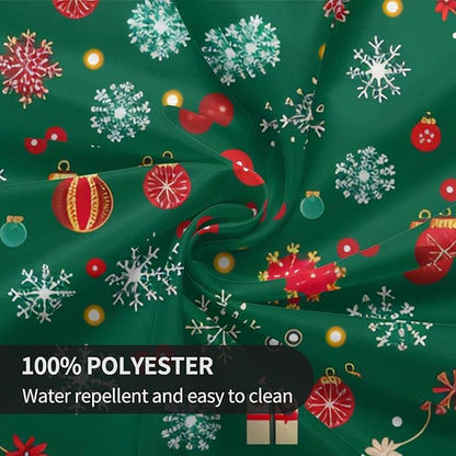 Merry Christmas Round Tablecloth 60 Inch, Decorations Round Table Cloth - Image 6