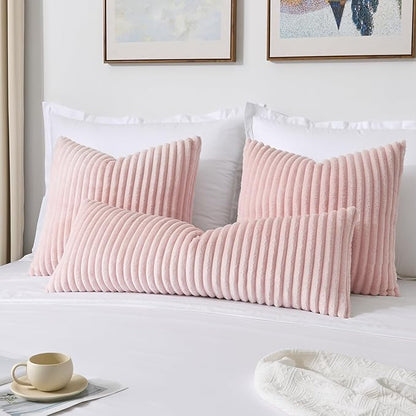 Kevin Textile Valentines Day Soft Plush 12x20 Inch Lumbar Pillow Cover 1 Pack - Image 7