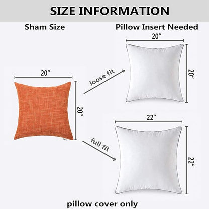 Kevin Textile Fall Pillow Covers Linen European Throw Pillow Sham Super Soft - Image 6