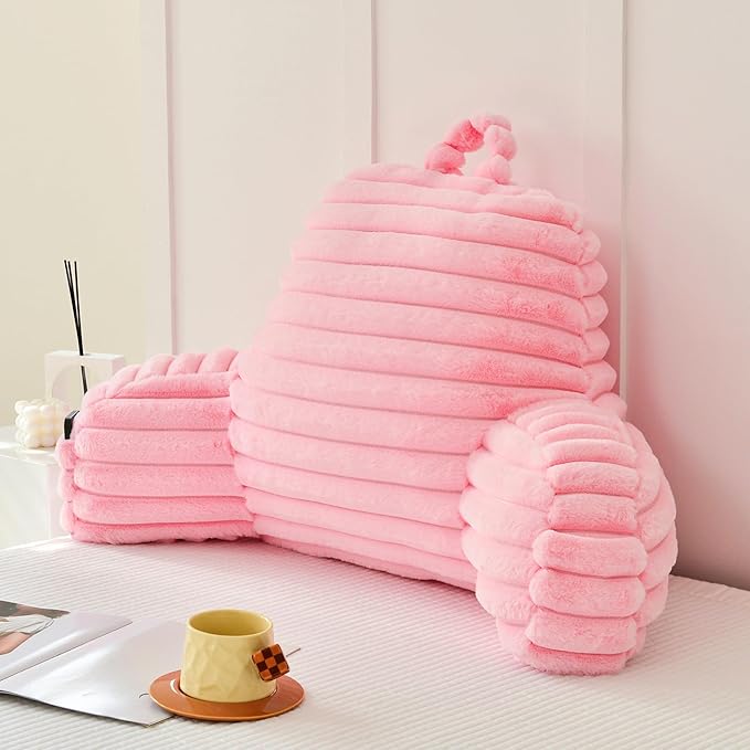 Yaoshuho Large Reading Pillow for Adults, Back Support Pillow for Sitting Up in - Image 4