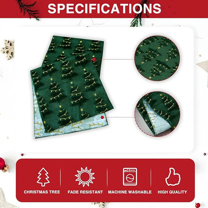 IVAPUPU Christmas Table Runner for Winter Holiday - Image 5