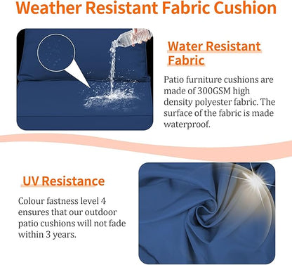 Outdoor Seat Cushions for Patio Furniture, Outdoor Chair Cushion - Image 4