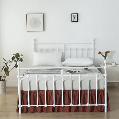 Bed Skirt King Size Ruffled Bed Skirts - Image 5