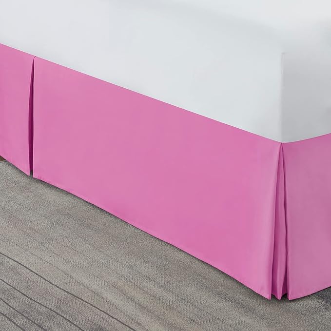Nestl Light Pink Twin XL Bed Skirt - Image 8