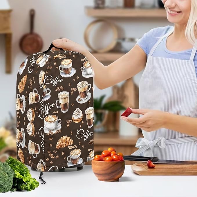 Brown Bread Coffee Blender Cover Kitchen Blender Dust Covers Food Processor - Image 2
