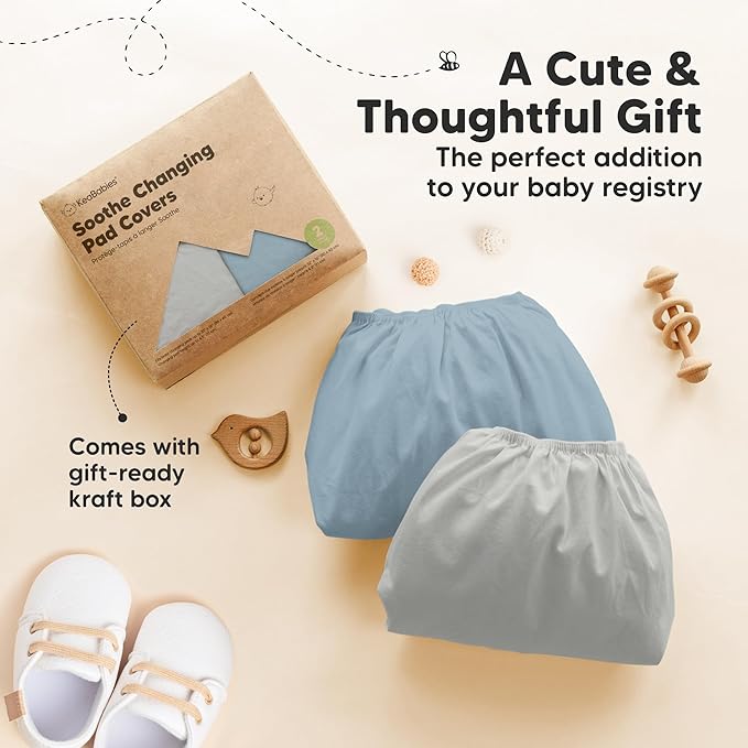 2-Pack Organic Changing Pad Covers - Image 9