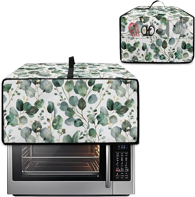 Toaster Oven Cover with Side Pockets, Dustproof Smart Microwave Convection Oven - Image 2