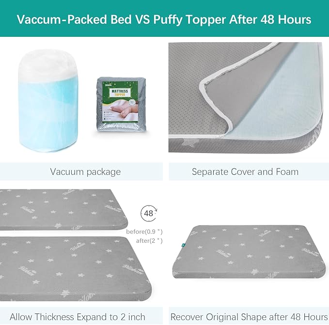 Bassinet Mattress Pad 25 x 36 Compatible - Image 5