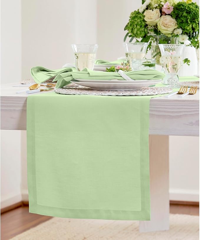 Solino Home Linen Table Runner 90 Inches Long - Image 2