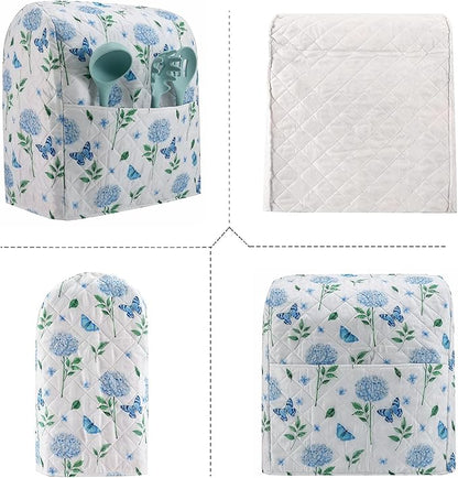 Stand Mixer Cover, Hydrangea Kitchen Mixer Cover Compatible - Image 4