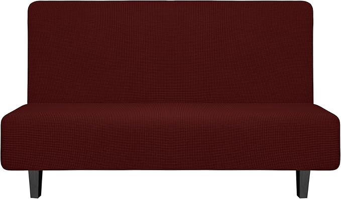 Easy-Going Stretch Futon Slipcover Armless Futon Bed Cover Furniture Protector by Easy-Going