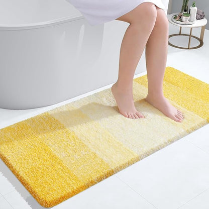 OLANLY Bathroom Runner Rugs 47x24, Extra Soft Absorbent Microfiber Bath Rugs by OLANLY