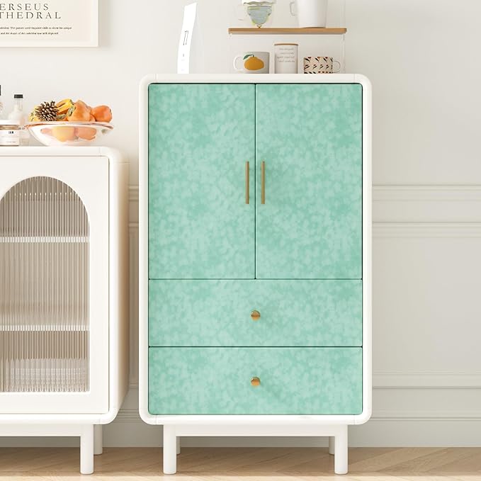 Self Adhesive Mint Green Velvet Fabric Liner - Image 5