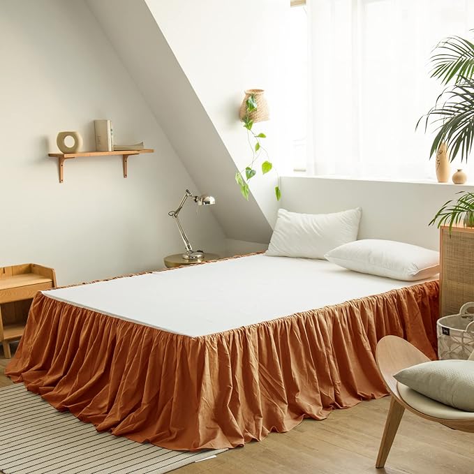 BISELINA French Linen Bed Skirt by BISELINA