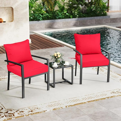 Deep Seat Outdoor Cushions Set of 4, UV&Fade Resistant Deep Seat Patio Cushions - Image 6