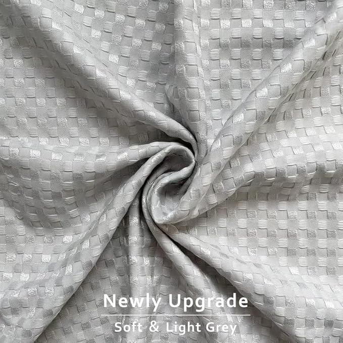 MIYE Pleated Waffle Weave Bed Skirt, Tailored Dust Ruffle 18 Inch Drop Easy Fit - Image 3