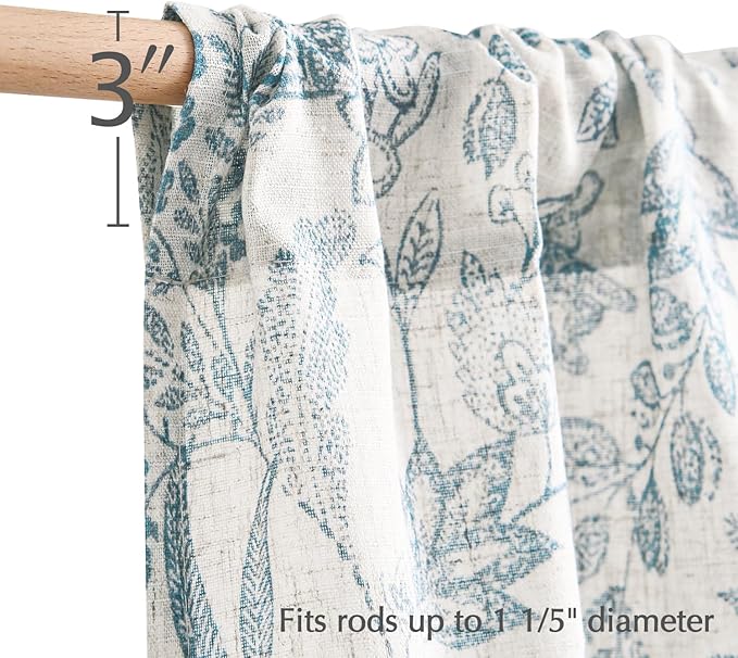 jinchan Floral Kitchen Curtains - Image 3