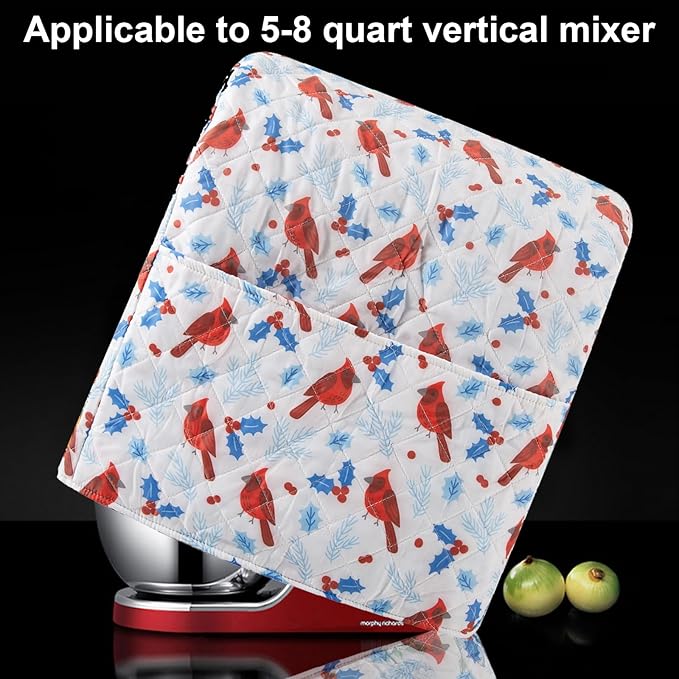Stand Mixer Cover, Cardinal Print Kitchen Mixer Cover Compatible - Image 6