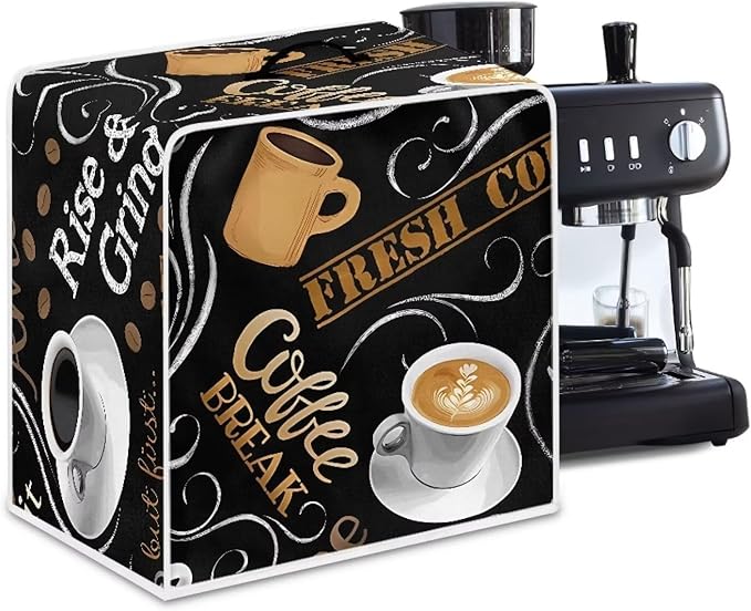 Mumeson Delicious Coffee Coffee Maker Cover Mixers Small Kitchen Machine Cover - Image 5