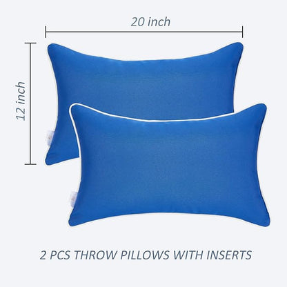 JMGBird Outdoor Pillows Waterproof Set of 2 Outdoor Throw Pillows - Image 6