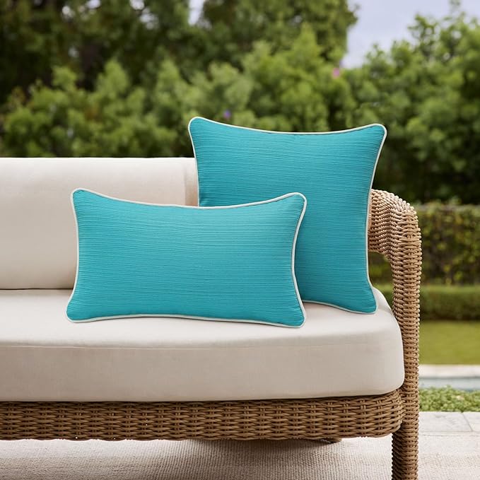Decorative Outdoor Water Repellent Throw Pillows - Image 4