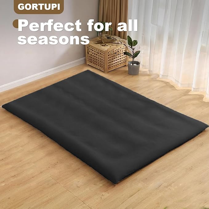 Floor Futon Cover Queen Size 82" L x 62" W Japanese Floor Futon Mattress - Image 2