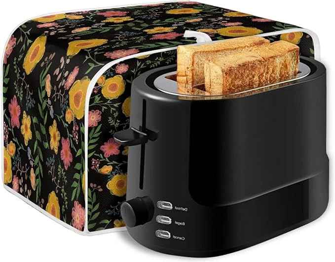 ZFRXIGN Sunflower Chicken Toaster Cover 4 Slice Wide Slot Toaster Rooster Cover - Image 6