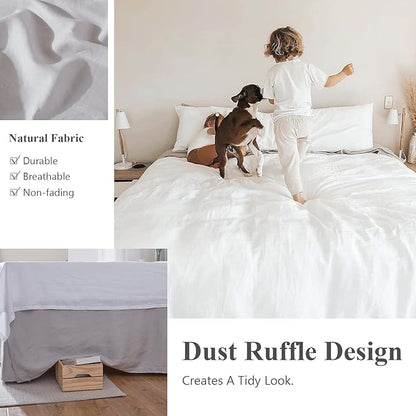 Simple&Opulence Belgian Linen Bed Skirt - Image 5
